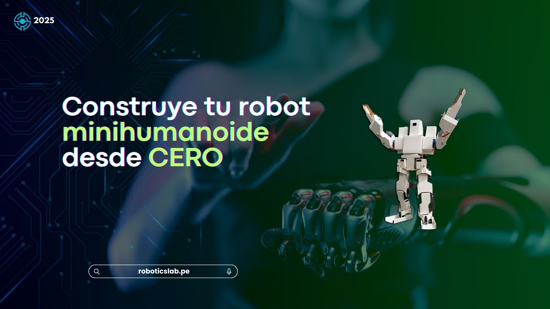 Construye tu robot minihumanoide desde CERO