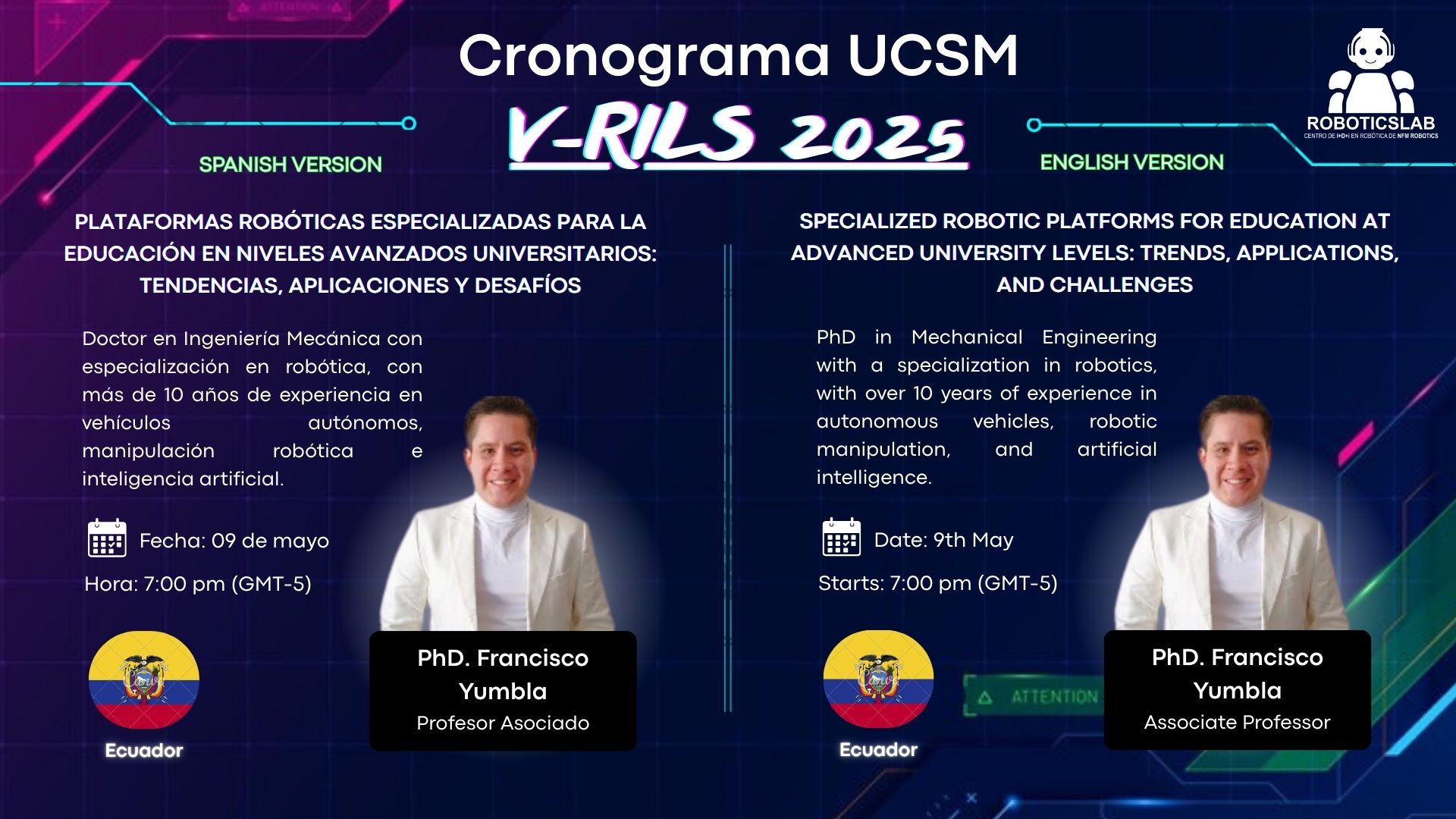 VRILS2025 Speaker 01 Francisco Yumbla