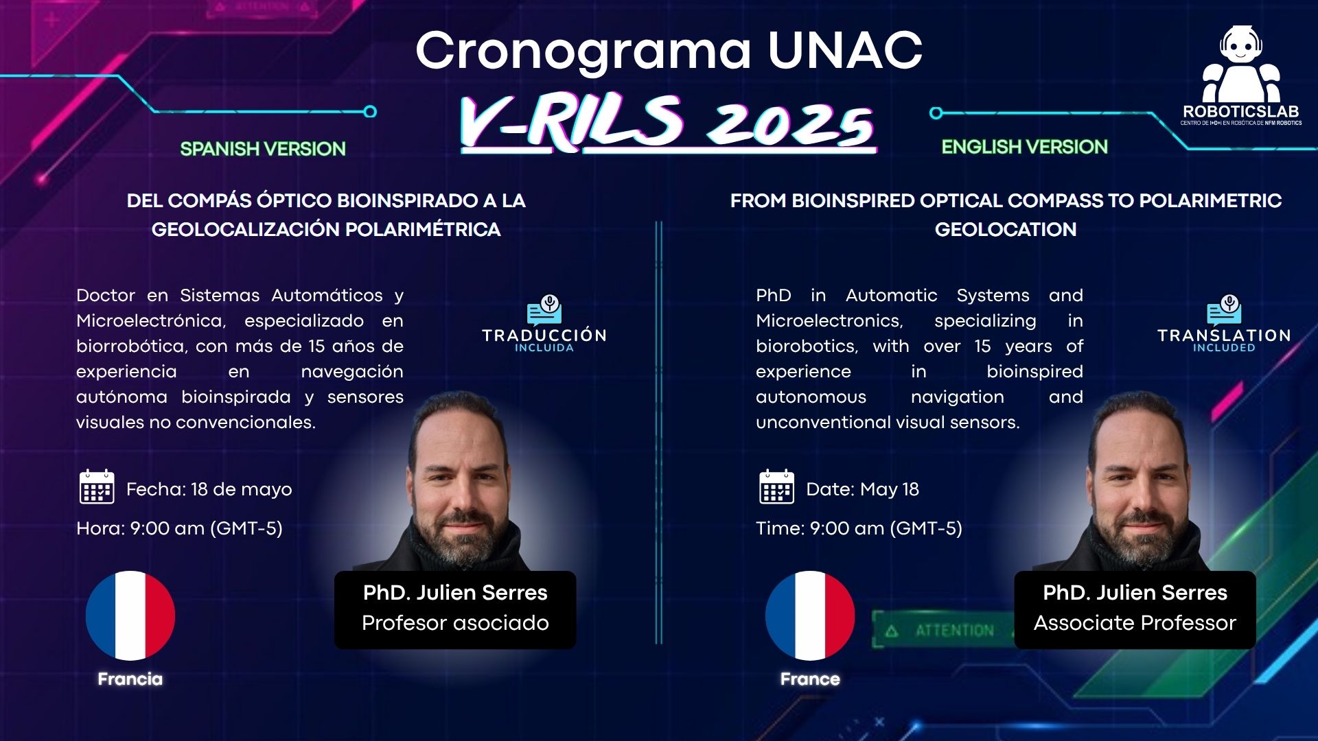 VRILS2025 Speaker 03 Julien Serres